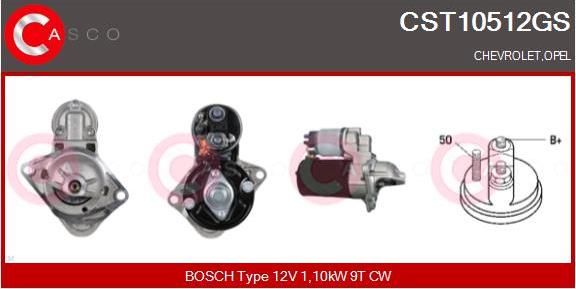 Casco CST10512GS - Стартер autosila-amz.com