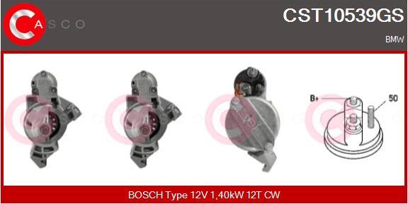 Casco CST10539GS - Стартер autosila-amz.com