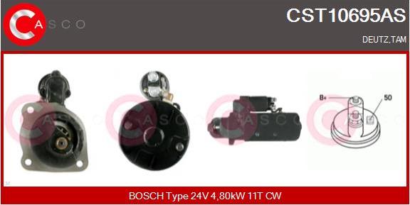 Casco CST10695AS - Стартер autosila-amz.com