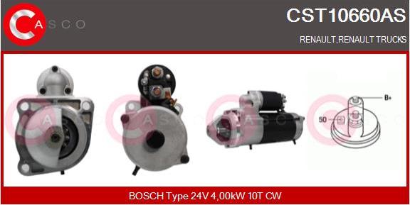 Casco CST10660AS - Стартер autosila-amz.com