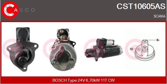 Casco CST10605AS - Стартер autosila-amz.com