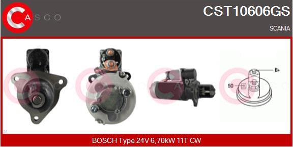 Casco CST10606GS - Стартер autosila-amz.com