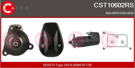 Casco CST10602RS - Стартер autosila-amz.com
