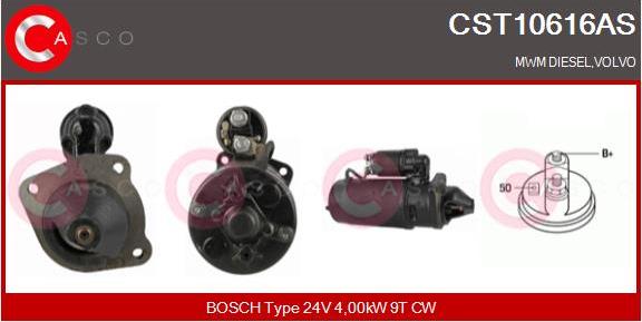 Casco CST10616AS - Стартер autosila-amz.com