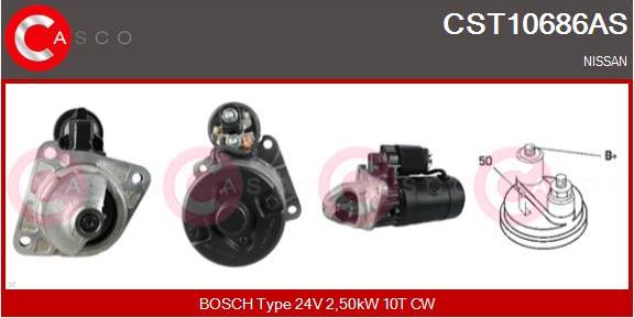 Casco CST10686AS - Стартер autosila-amz.com