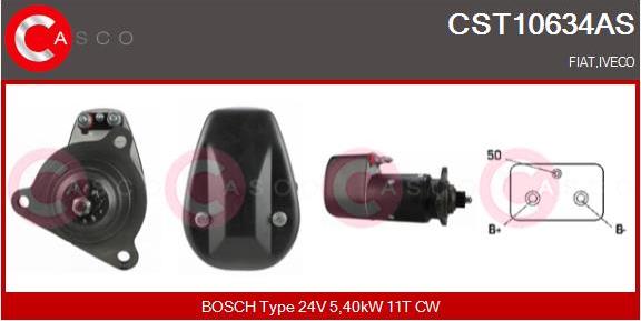 Casco CST10634AS - Стартер autosila-amz.com