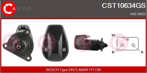 Casco CST10634GS - Стартер autosila-amz.com