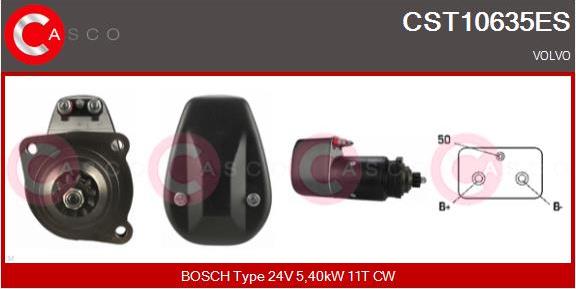 Casco CST10635ES - Стартер autosila-amz.com