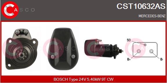 Casco CST10632AS - Стартер autosila-amz.com
