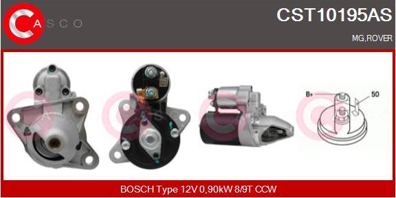 Casco CST10195AS - Стартер autosila-amz.com