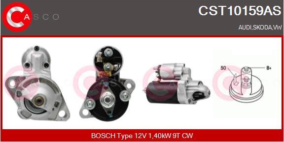 Casco CST10159AS - Стартер autosila-amz.com