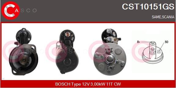 Casco CST10151GS - Стартер autosila-amz.com