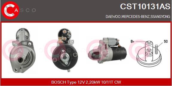 Casco CST10131AS - Стартер восстановленный autosila-amz.com