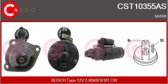 Casco CST10355AS - Стартер autosila-amz.com