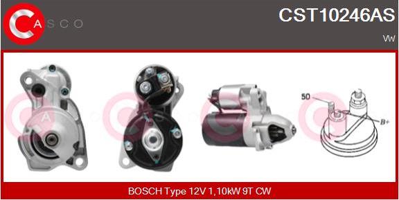 Casco CST10246AS - Стартер autosila-amz.com