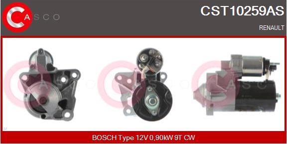 Casco CST10259AS - Стартер autosila-amz.com