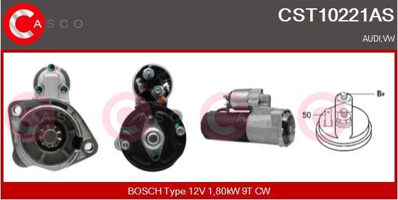 Casco CST10221AS - Стартер autosila-amz.com