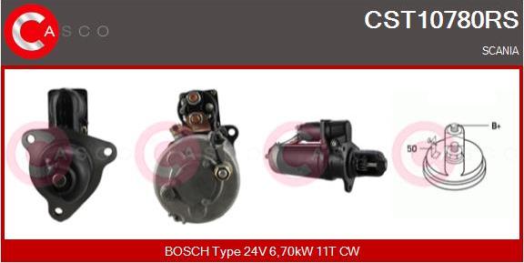 Casco CST10780RS - Стартер autosila-amz.com