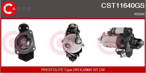 Casco CST11640GS - Стартер autosila-amz.com