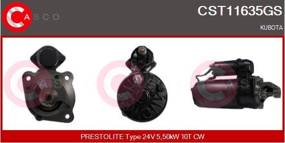 Casco CST11635GS - Стартер autosila-amz.com