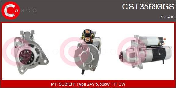 Casco CST35693GS - Стартер autosila-amz.com