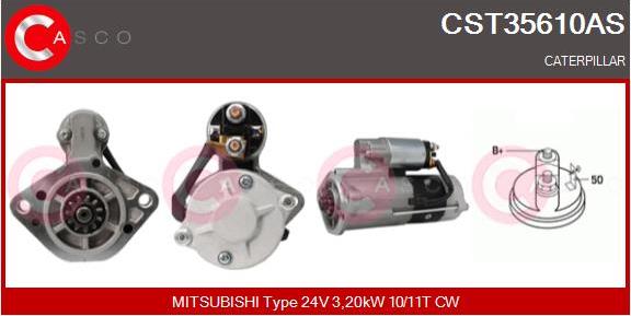 Casco CST35610AS - Стартер autosila-amz.com