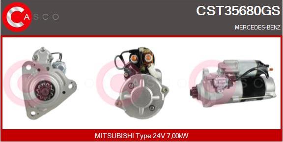 Casco CST35680GS - Стартер autosila-amz.com