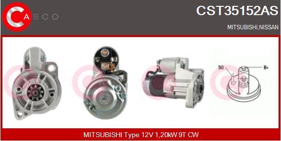 Casco CST35152AS - Стартер autosila-amz.com