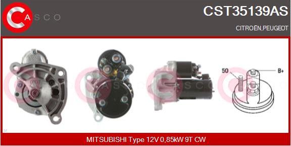 Casco CST35139AS - Стартер autosila-amz.com