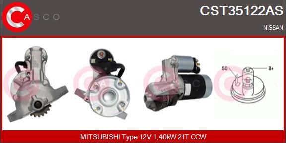 Casco CST35122AS - Стартер autosila-amz.com