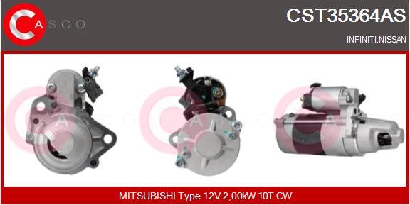 Casco CST35364AS - Стартер autosila-amz.com