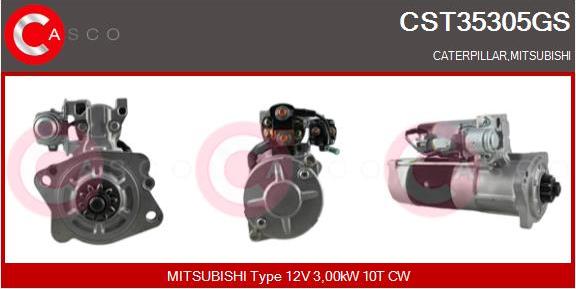 Casco CST35305GS - Стартер autosila-amz.com