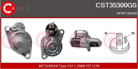 Casco CST35300GS - Стартер autosila-amz.com