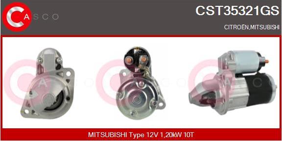 Casco CST35321GS - Стартер autosila-amz.com