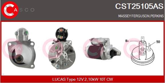 Casco CST25105AS - Стартер autosila-amz.com