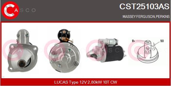 Casco CST25103AS - Стартер autosila-amz.com