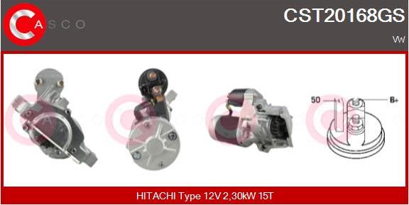 Casco CST20168GS - Стартер autosila-amz.com