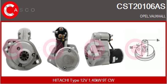 Casco CST20106AS - Стартер autosila-amz.com