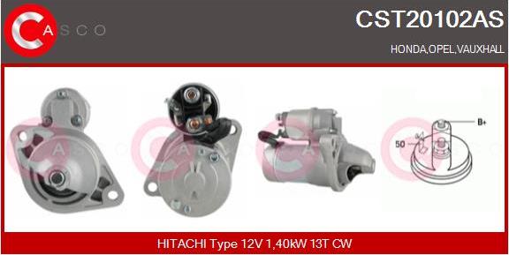 Casco CST20102AS - Стартер autosila-amz.com