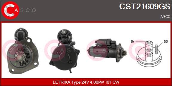 Casco CST21609GS - Стартер autosila-amz.com