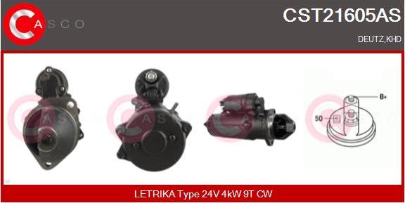 Casco CST21605AS - Стартер autosila-amz.com