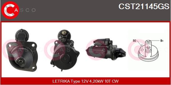 Casco CST21145GS - Стартер autosila-amz.com