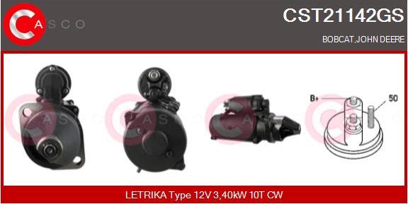 Casco CST21142GS - Стартер autosila-amz.com