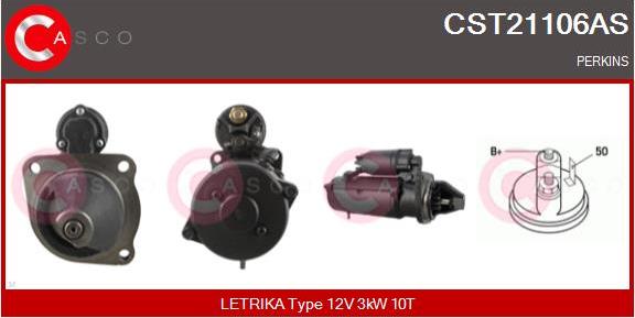 Casco CST21106AS - Стартер autosila-amz.com