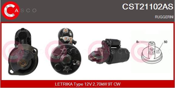 Casco CST21102AS - Стартер autosila-amz.com