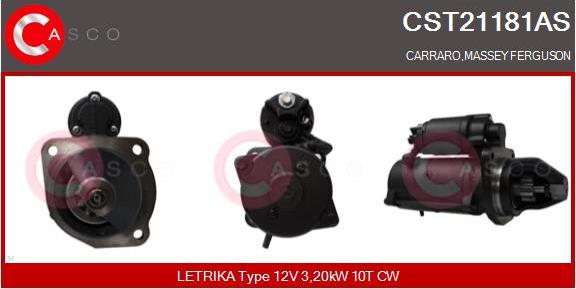 Casco CST21181AS - Стартер autosila-amz.com