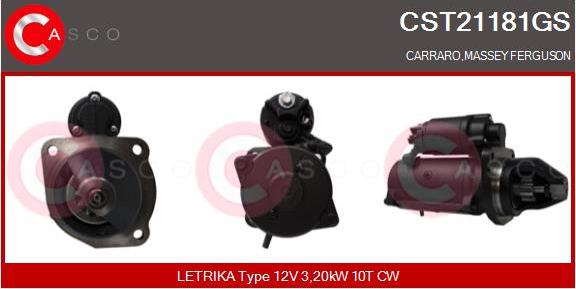 Casco CST21181GS - Стартер autosila-amz.com