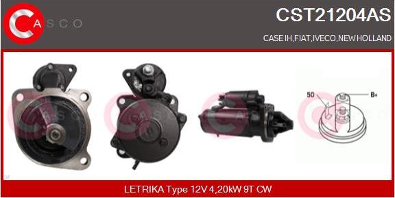 Casco CST21204AS - Стартер autosila-amz.com