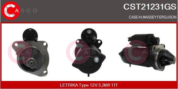 Casco CST21231GS - Стартер autosila-amz.com