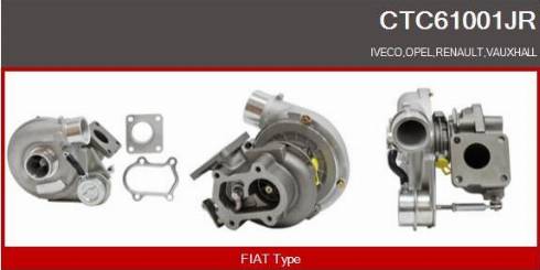 Casco CTC61001JR - Турбина, компрессор autosila-amz.com